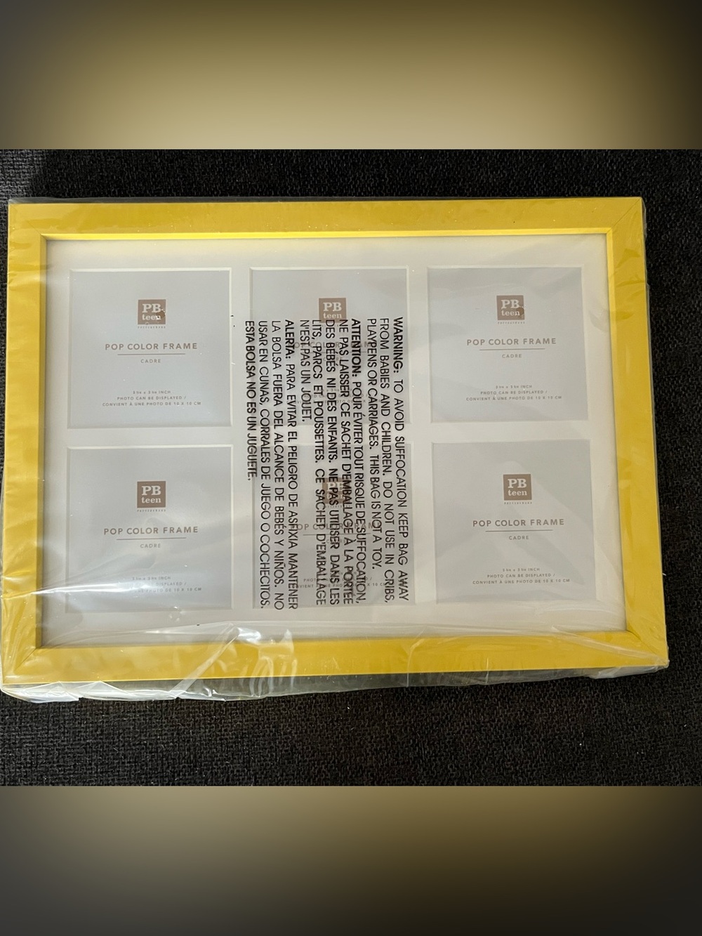 NIB PB Teen Color Pop Frame in Yellow